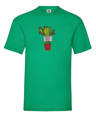 RUIT OF THE LOOM T-shirt με στάμπα K5531 ΠΡΑΣΙΝΟ